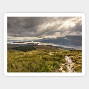 Ben Lomond to The Loch Sticker